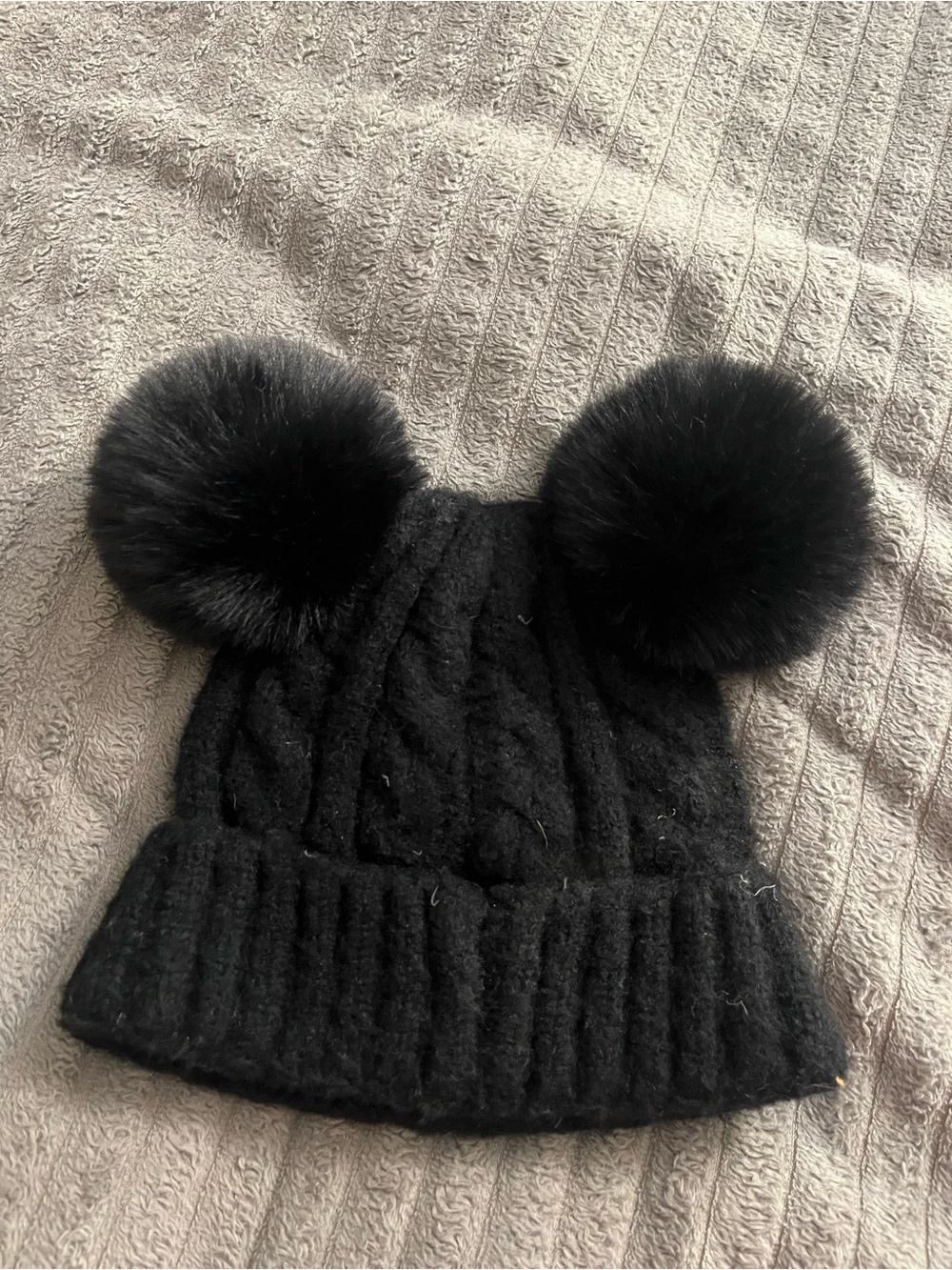 Pom Pom Ear Beanie